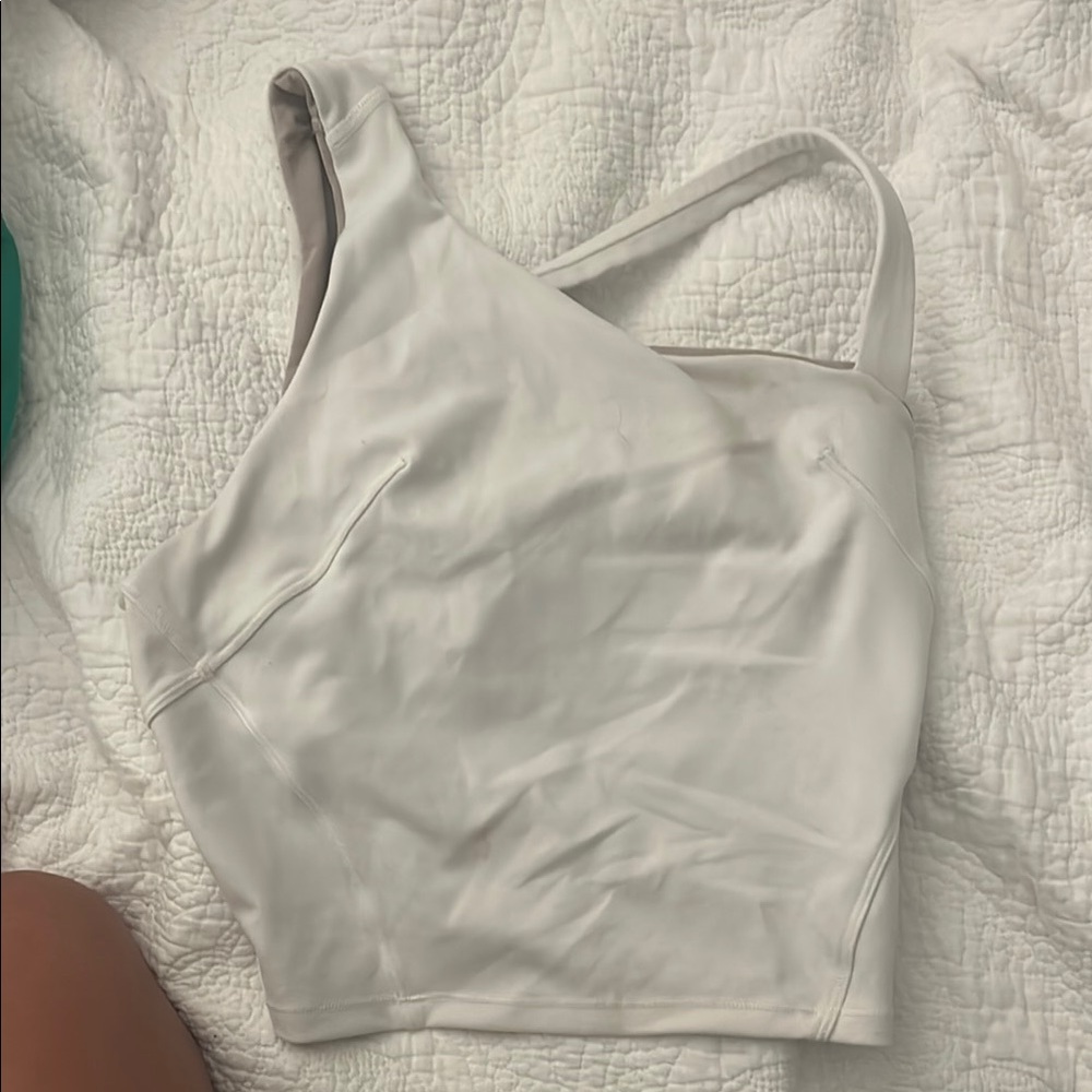 White One-Shoulder Top